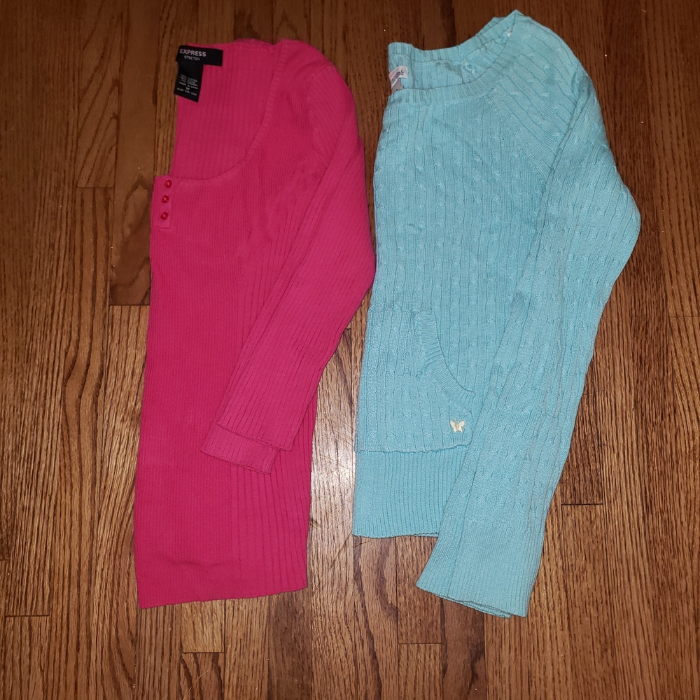 Aeropostale Light Blue Knit Top